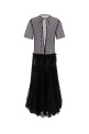 Black lace long dress Black JW ANDERSON (DR0518PG1912)