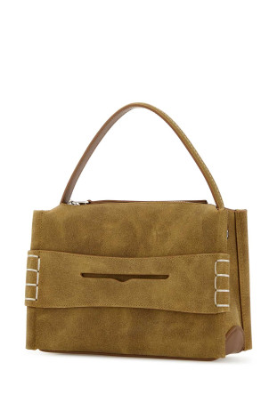 Beige suede small Loafers handbag White JW ANDERSON (HB0762LA0319)