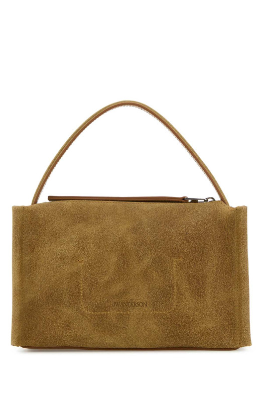Beige suede small Loafers handbag White JW ANDERSON (HB0762LA0319)