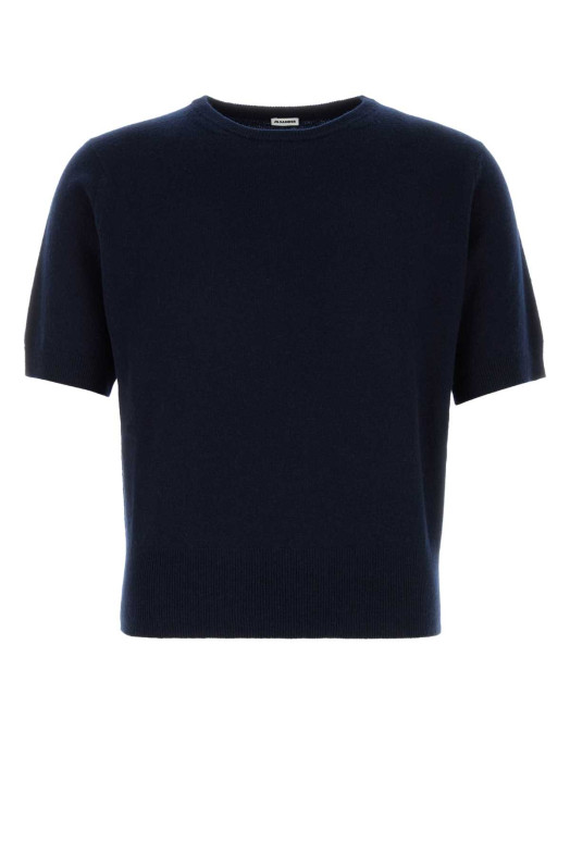 Midnight blue wool blend sweater JIL SANDER (J21GC0202J14840)