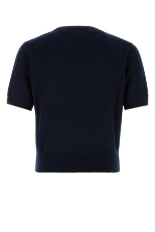Midnight blue wool blend sweater JIL SANDER (J21GC0202J14840)