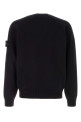 Midnight blue cotton sweater Black STONE ISLAND (L1S155100020S01B9)