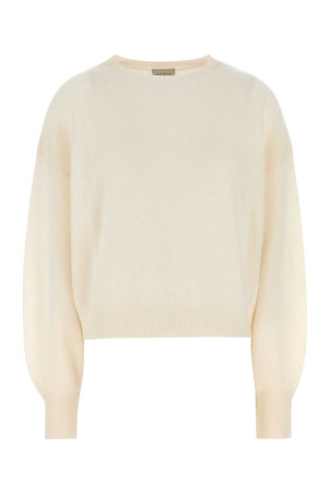 White cashmere Modena sweater White LE KASHA (MODENABRUSH)
