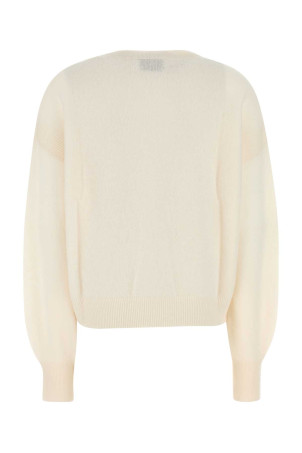 White cashmere Modena sweater White LE KASHA (MODENABRUSH)