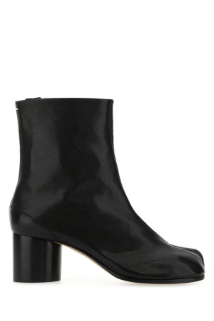 Black leather Tabi ankle boots MAISON MARGIELA (S58WU0246P3753)