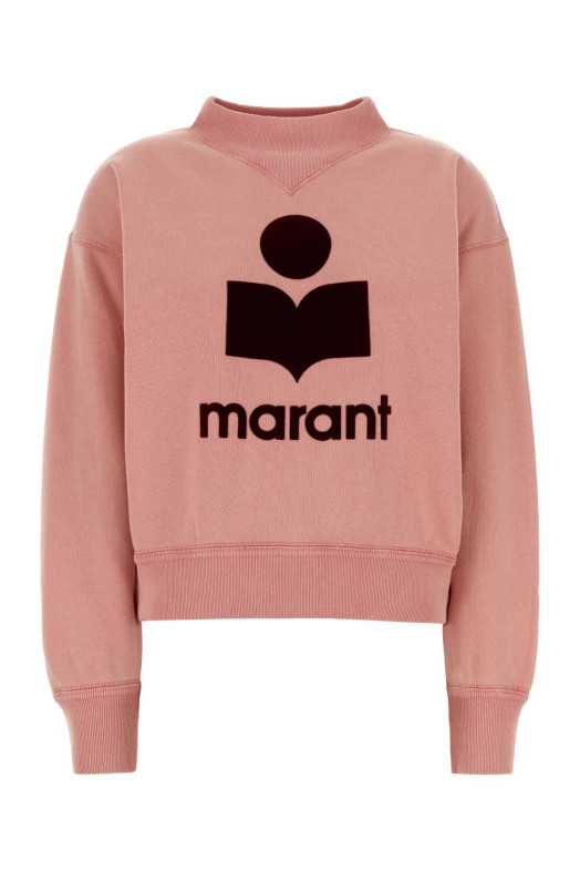 Pink cotton blend Moby sweatshirt ISABEL MARANT ETOILE (SW0003FAD1M04E)