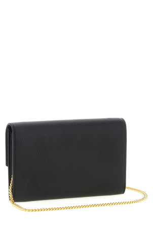 Monogramme clutch bag Black