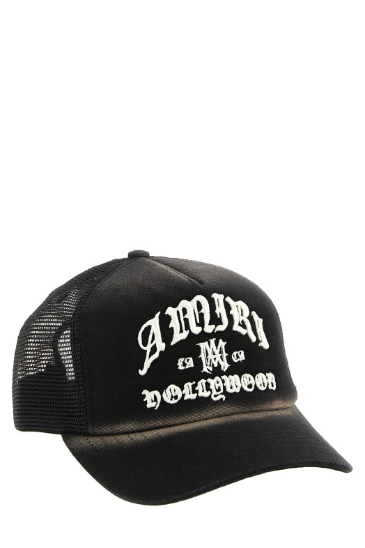 'Amiri Hollywood Trucker' cap Black