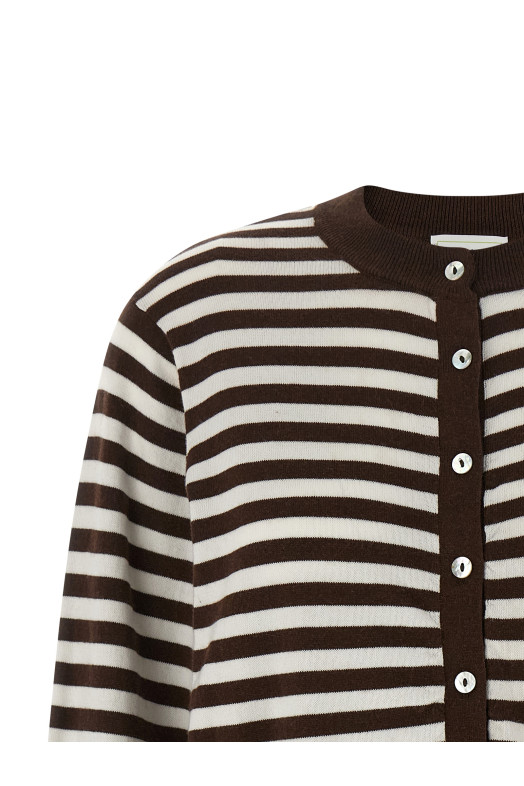 'Be Motivated' cardigan Brown