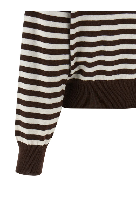 'Be Motivated' cardigan Brown