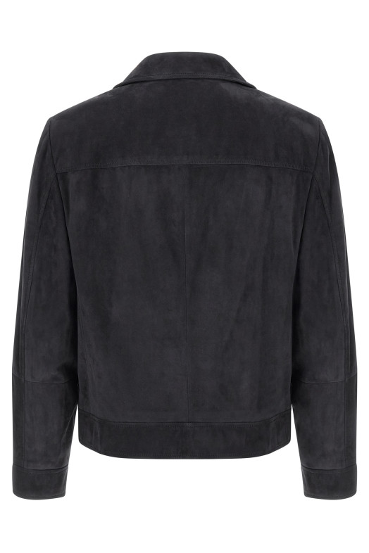 Suede jacket Blue