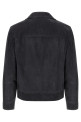 Suede jacket Blue