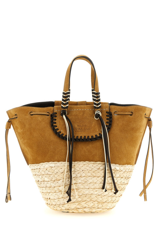 Cuba Lab x San Pa 'Bolero' shopping bag Beige