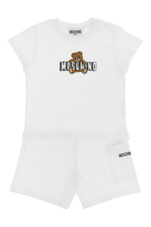 'Moschino Teddy Bear' T-shirt + bermuda suits White