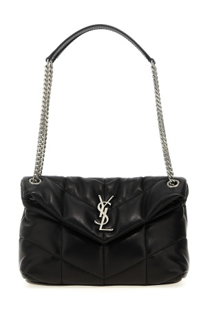 'Puffer lou lou' shoulder bag Black