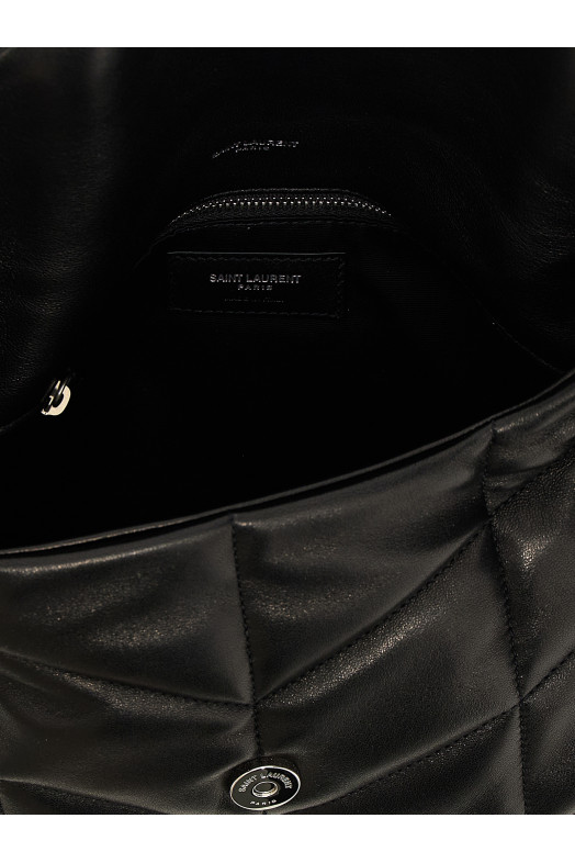 'Puffer lou lou' shoulder bag Black