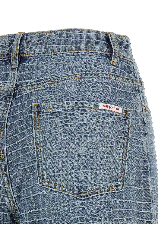 'Rhinestone' shorts BLUE