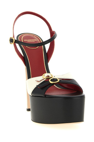 Valentino Garavani 'Crasher' sandals Black-grey