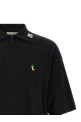 Embroidery polo shirt Black
