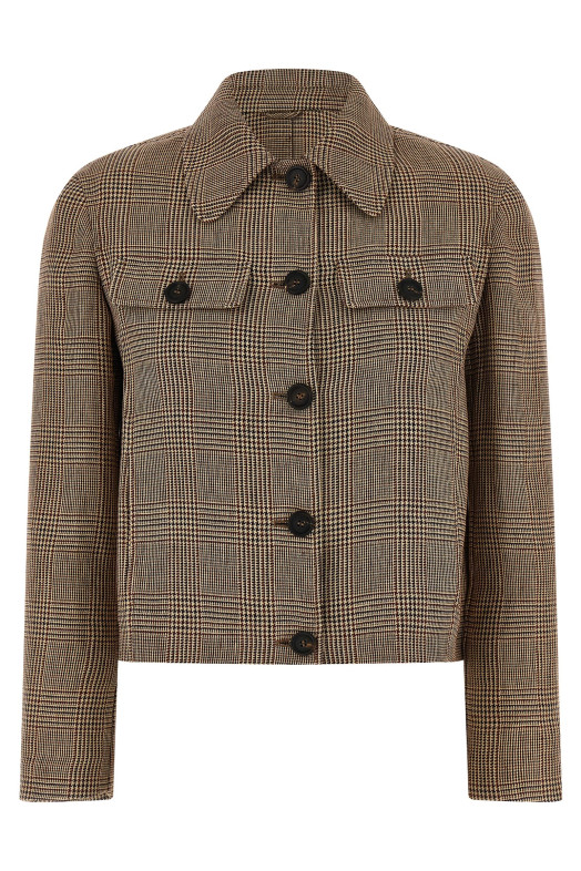 Prince of Wales jacket Brown