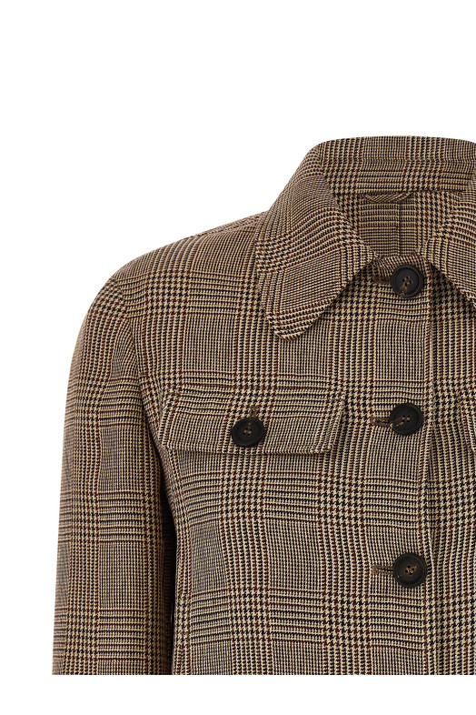 Prince of Wales jacket Brown