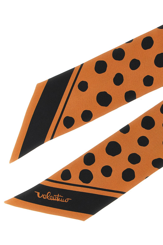 Valentino Garavani 'Pois Dalmata' bandeau Brown