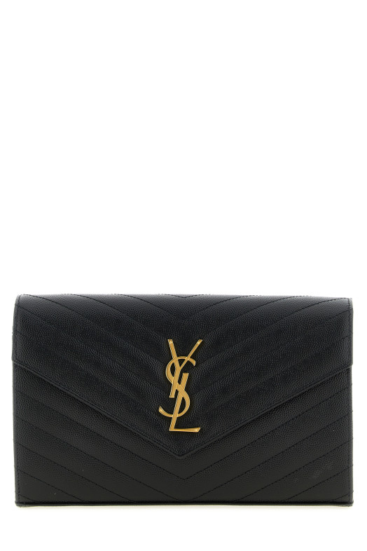 'Monogram' crossbody bag Black