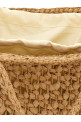 Straw shopping bag Beige