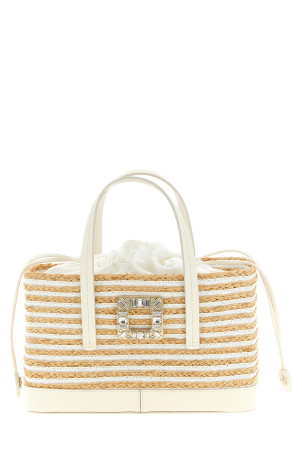 'Viv' Skate small shopping bag Beige