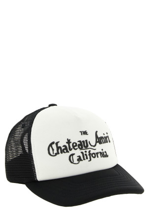 'Chateau Amiri Foam Trucker' cap Black-grey