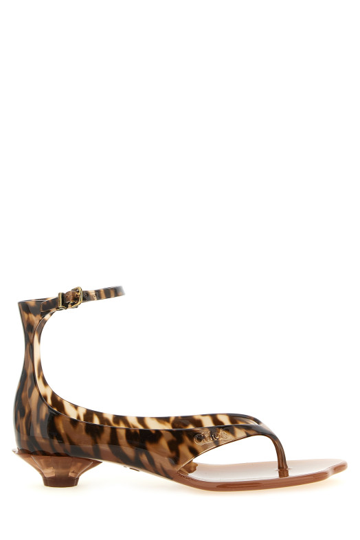 'Chloé Jelly' sandals Brown