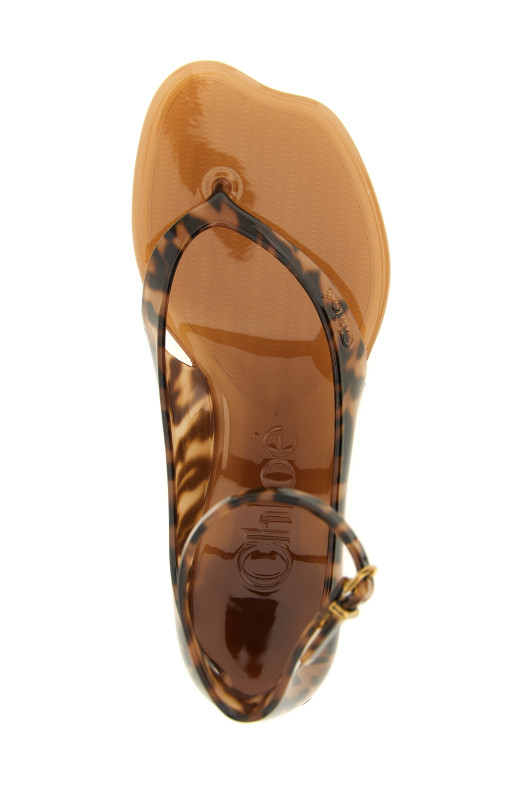 'Chloé Jelly' sandals Brown