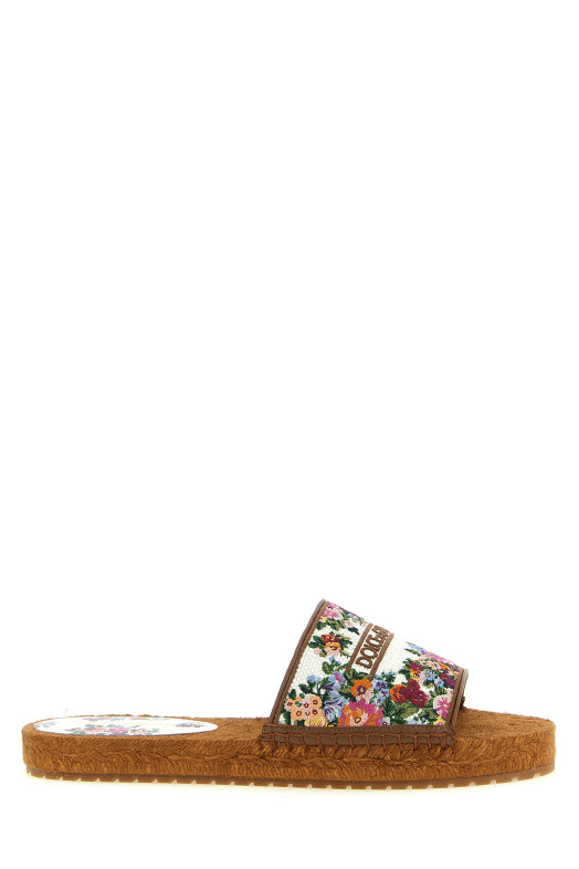 Cross-stitch espadrilles Multicolor