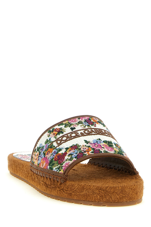 Cross-stitch espadrilles Multicolor