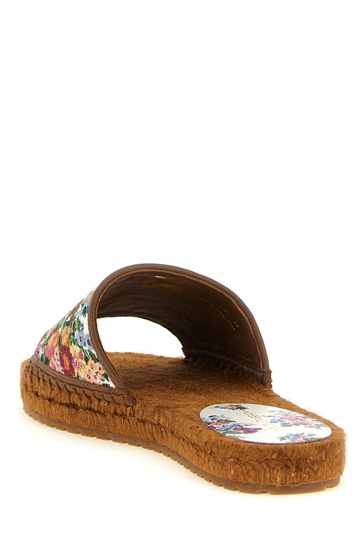 Cross-stitch espadrilles Multicolor