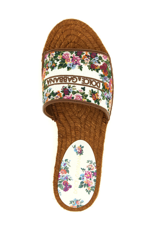 Cross-stitch espadrilles Multicolor