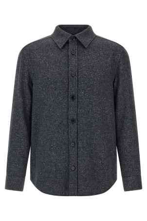 Mélange overshirt Gray