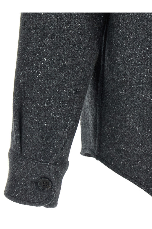 Mélange overshirt Gray