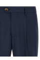 Wool canvas pants Blue