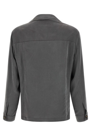 'Effortless' capsule overshirt Gray
