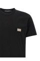 Logo plate T-shirt Black