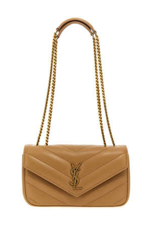 'Loulou Small' shoulder bag Beige