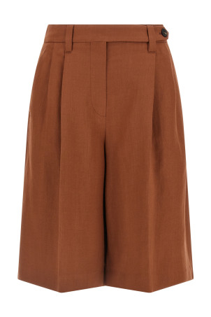 'Sartorial' bermuda shorts Brown