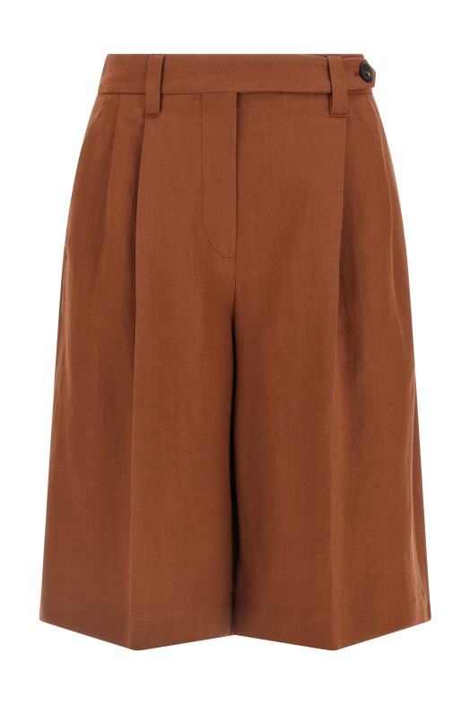 'Sartorial' bermuda shorts Brown
