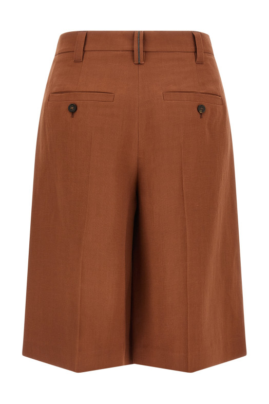'Sartorial' bermuda shorts Brown