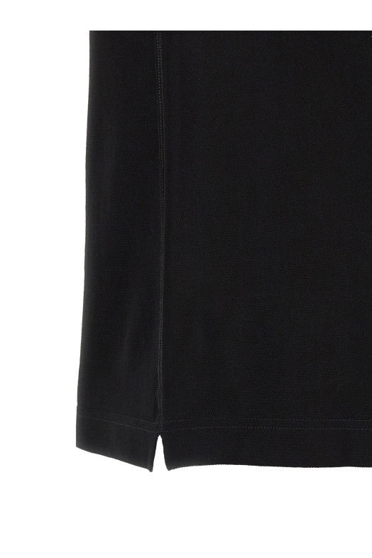 Logo plate polo shirt Black