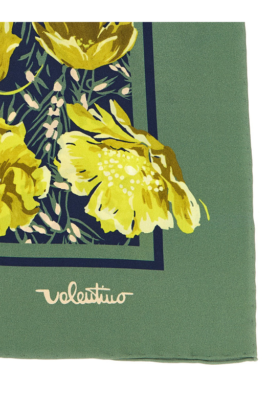 Valentino Garavani 'Après l'Hiver-Poppies' scarf Green