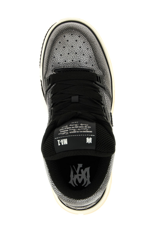 'Pebbled MA-1' sneakers Gray