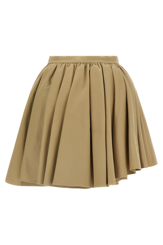 Asymmetrical skirt Beige