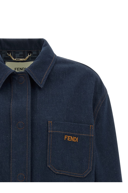 'FF Reverse' jacket Blue